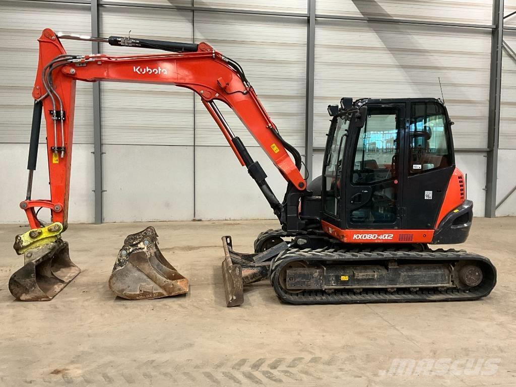 Kubota KX 080-4 A 2 Средни екскаватори 7т - 12т