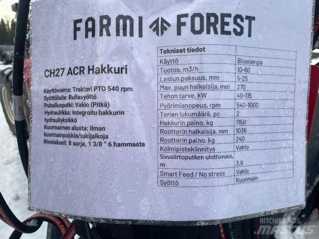 Farmi Forest CH27 Дробилки за клони