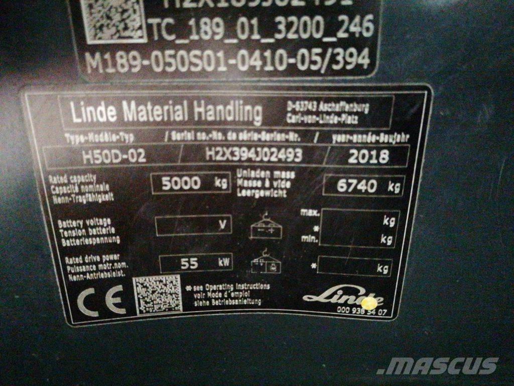 Linde H50D-02 Дизелови камиони
