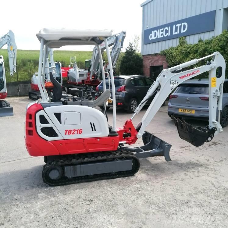 Takeuchi TB216 Мини екскаватори < 7 т