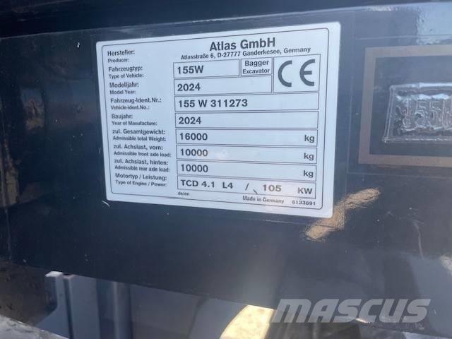 Atlas 155 W Колесни екскаватори