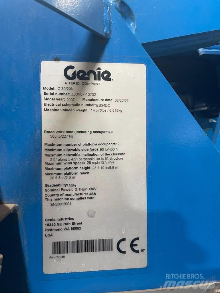 Genie Z 30/20 N RJ Съчленени стрелови подемници