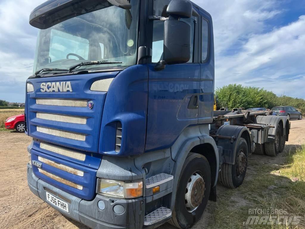 Scania R420 Камиони с кран с кука