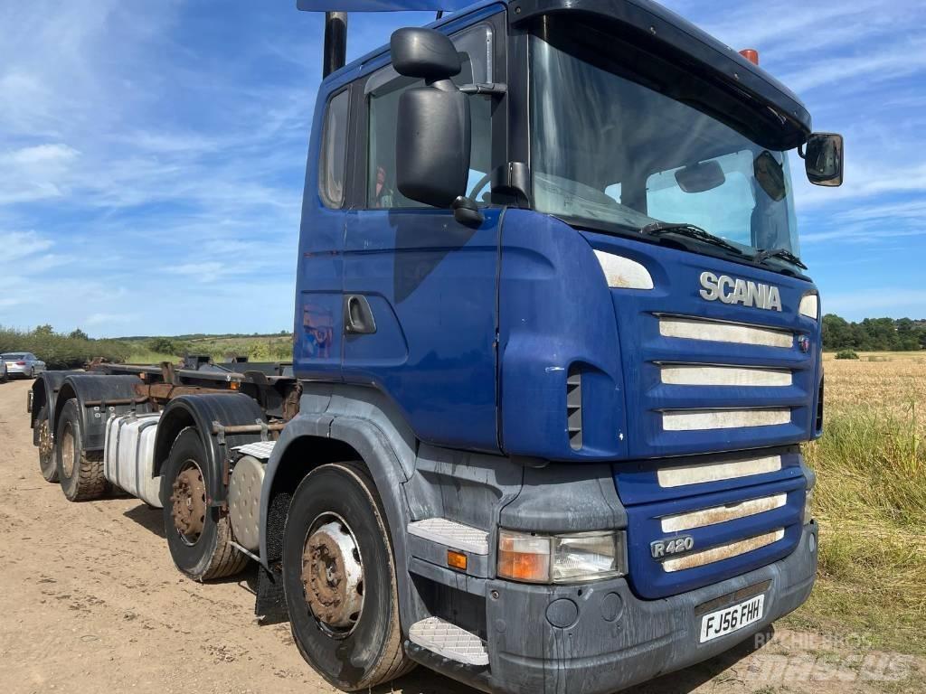 Scania R420 Камиони с кран с кука