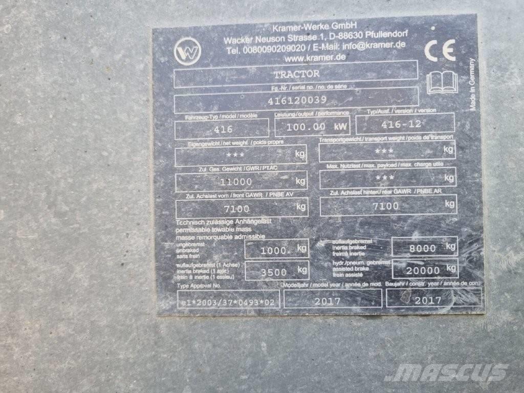 Kramer KT 447 Телескопични товарачи