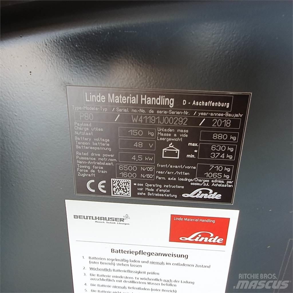 Linde P80 Валачещи камиони