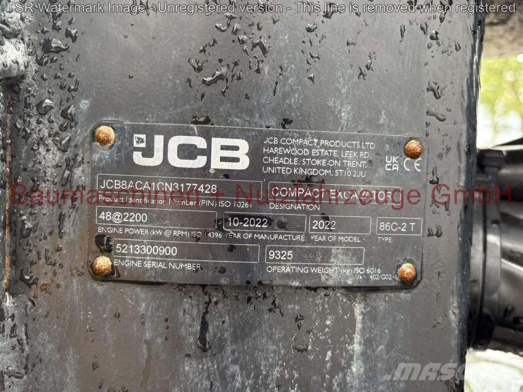 JCB 86C-2 TAB -Demo- Средни екскаватори 7т - 12т