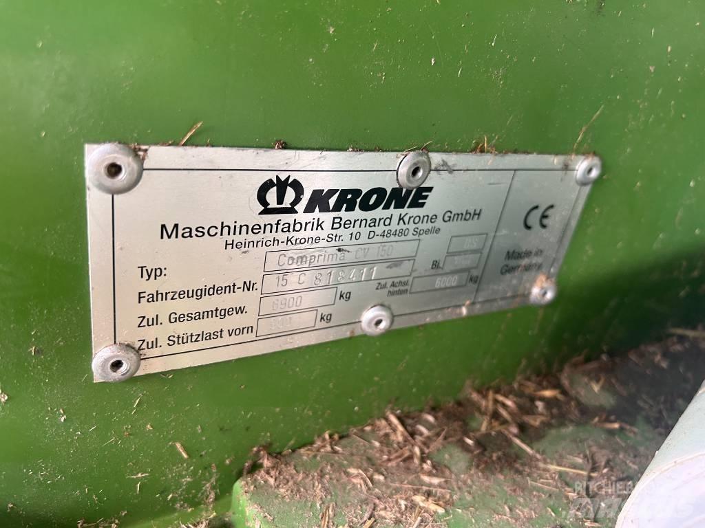 Krone CV150XC Сламопреси за кръгли бали
