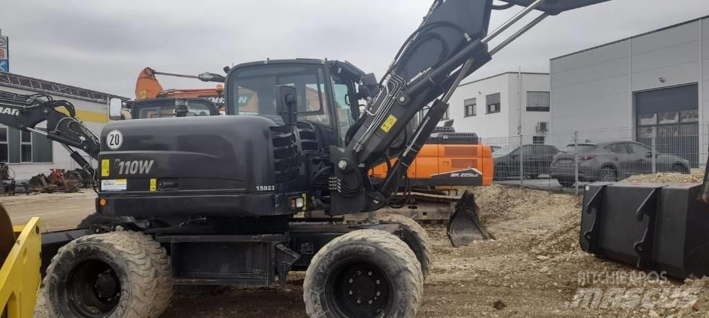 Yanmar B 110 W Колесни екскаватори