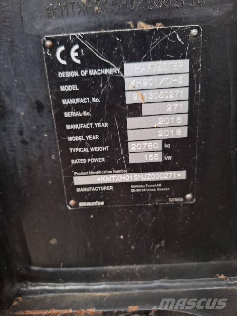 Komatsu 901 XC Харвестери