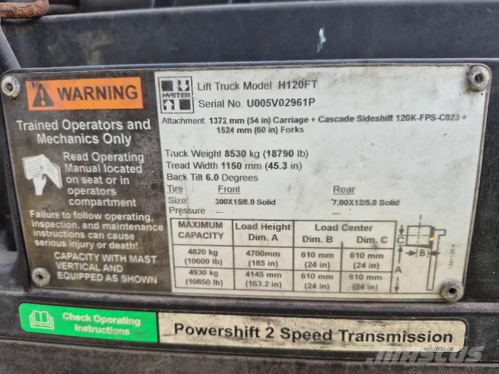 Hyster H 120 Вилични кари-повдигачи - други