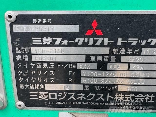 Mitsubishi FD 18 Дизелови камиони