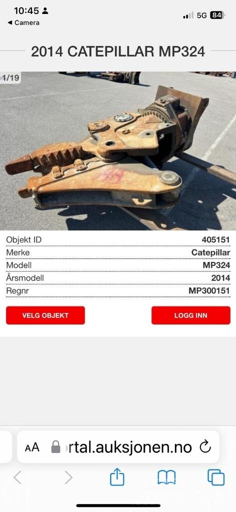 CAT MP324 Резачки