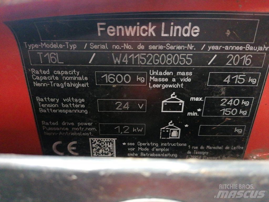 Linde T16L Ръчно водими