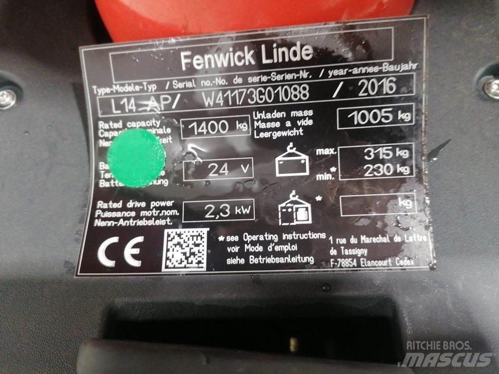 Linde L14AP Колички високоповдигачи с теглич