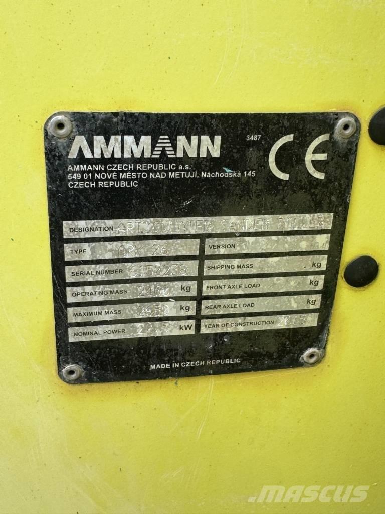 Ammann ARX 26 Двойни барабанни ролки
