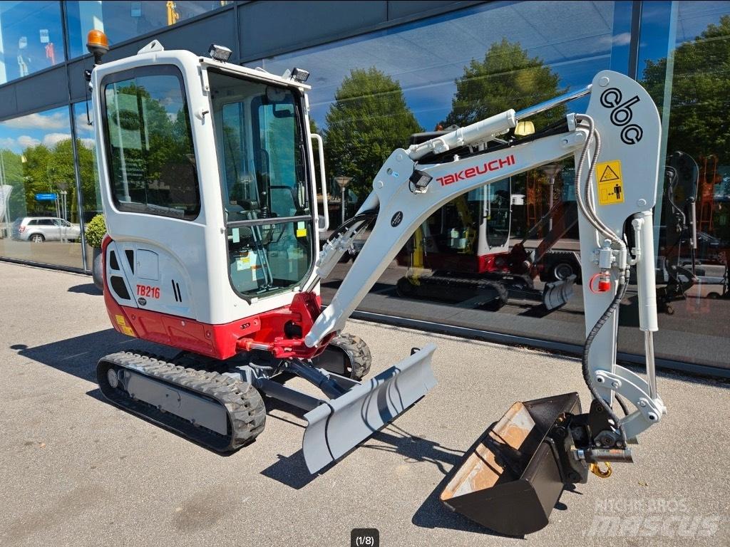 Takeuchi TB 216 Мини екскаватори < 7 т