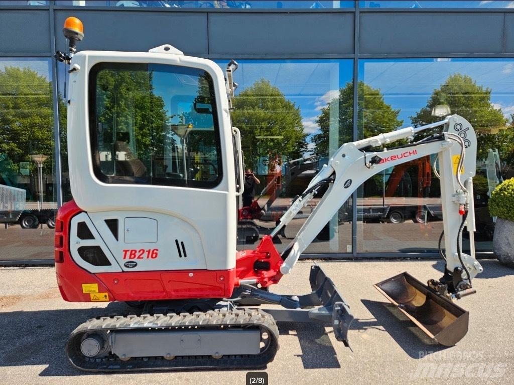 Takeuchi TB 216 Мини екскаватори < 7 т