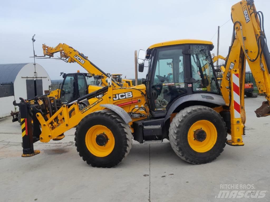 JCB 5 CX Wastemaster Товарач със заден ексватор