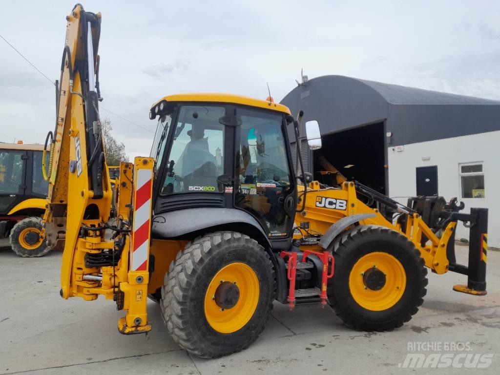 JCB 5 CX Wastemaster Товарач със заден ексватор