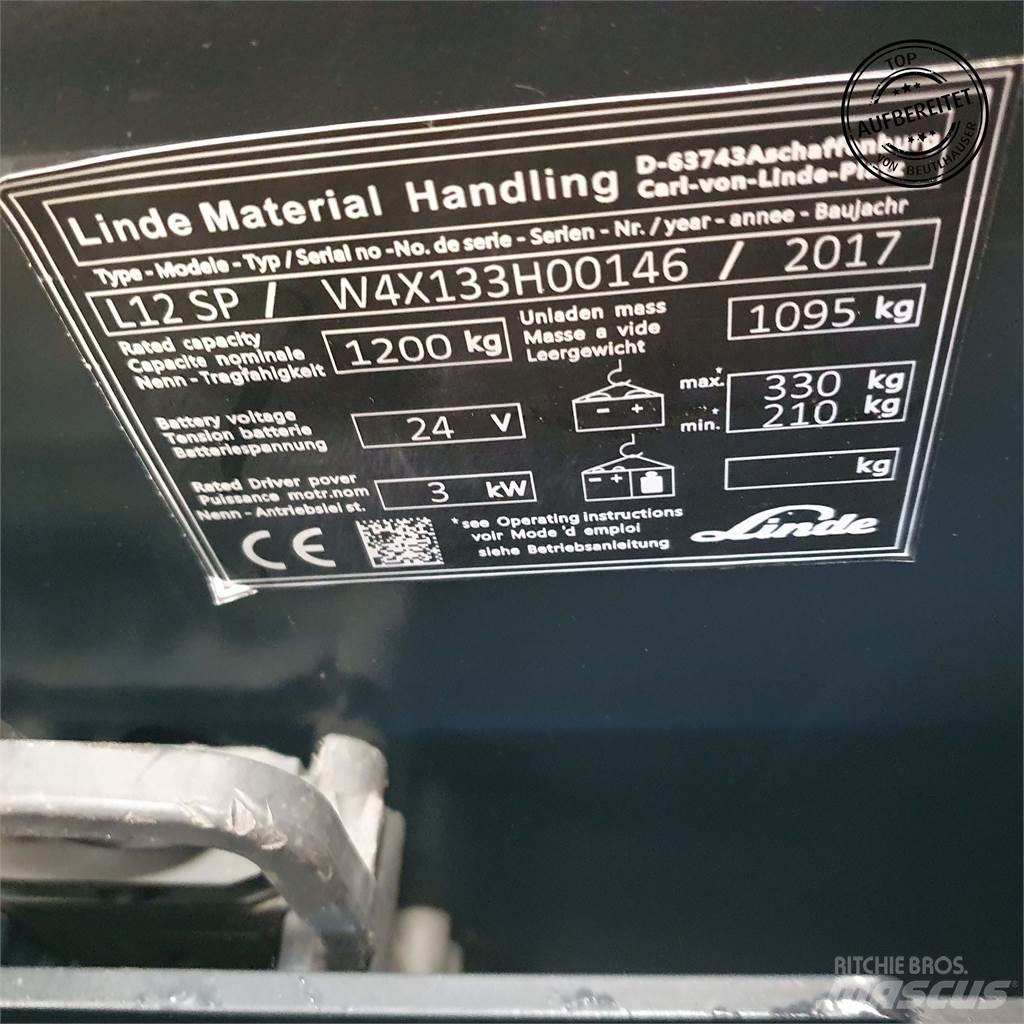 Linde L12SP Колички високоповдигачи с теглич