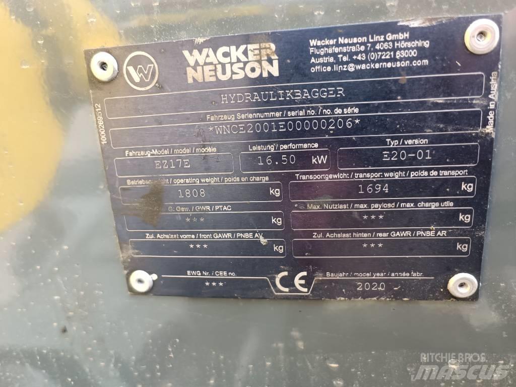 Wacker Neuson EZ17e Верижен екскаватор