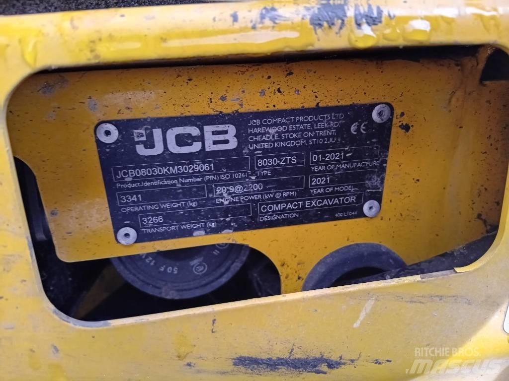 JCB 8030 ZTS Мини екскаватори < 7 т