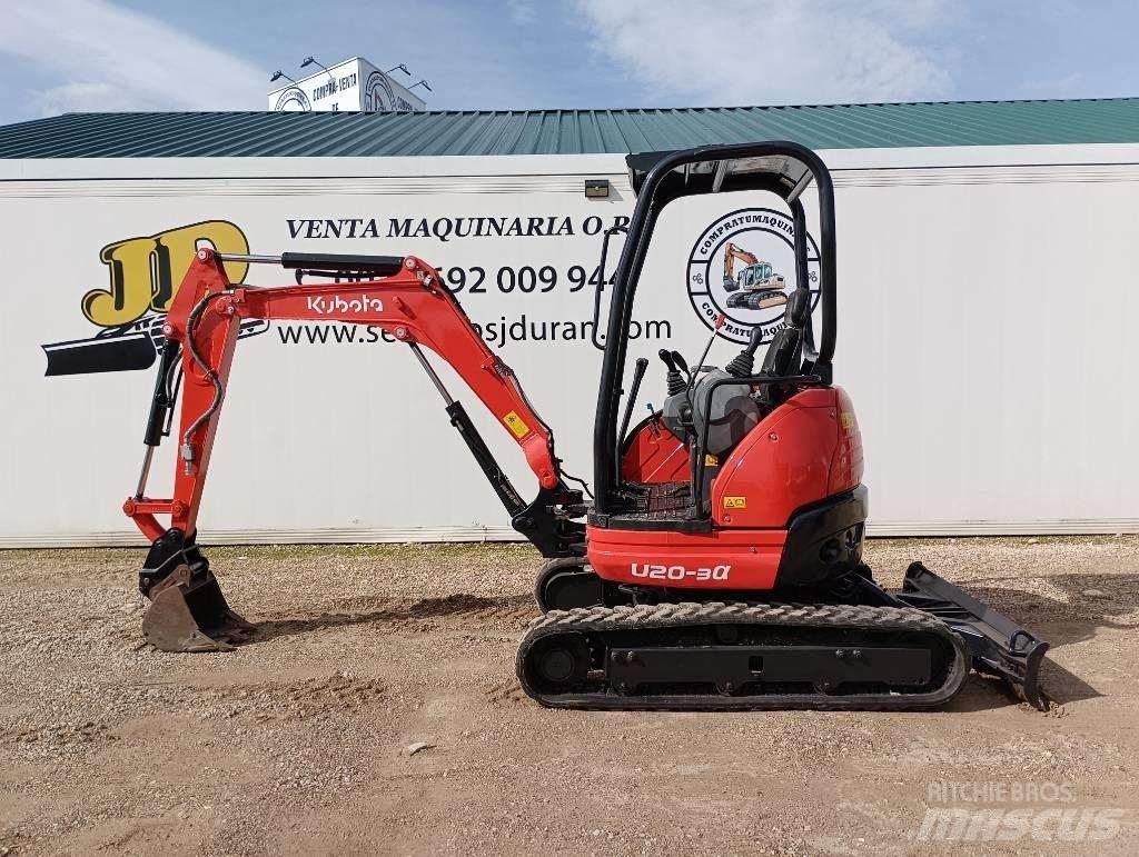 Kubota U 20-3a Мини екскаватори < 7 т