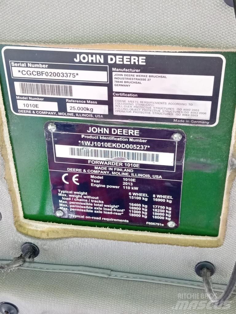 John Deere 1010 E Форуардери