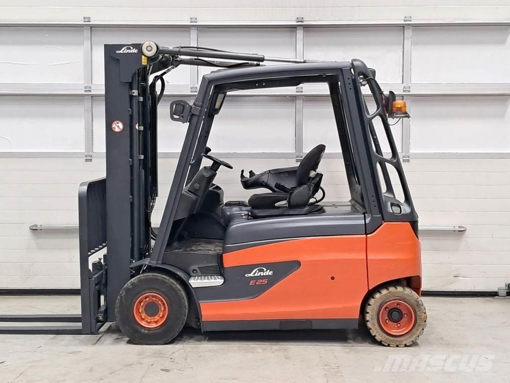 Linde E25L-01 Електрически вилични кари-повдигачи