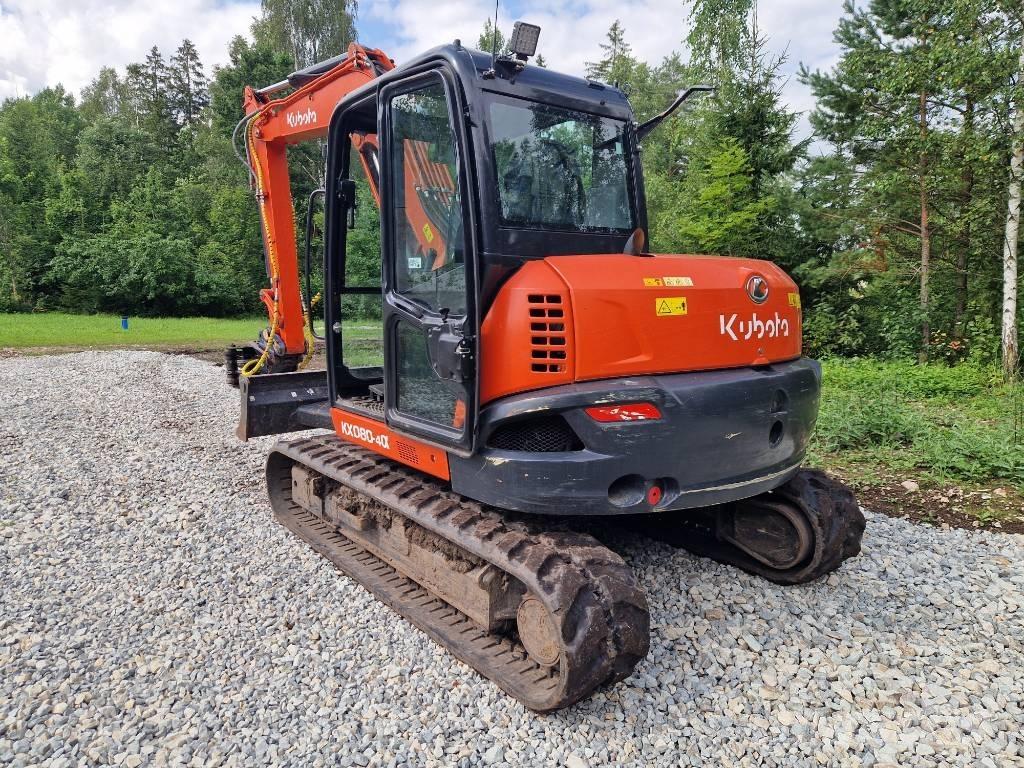 Kubota KX 080-4 Средни екскаватори 7т - 12т