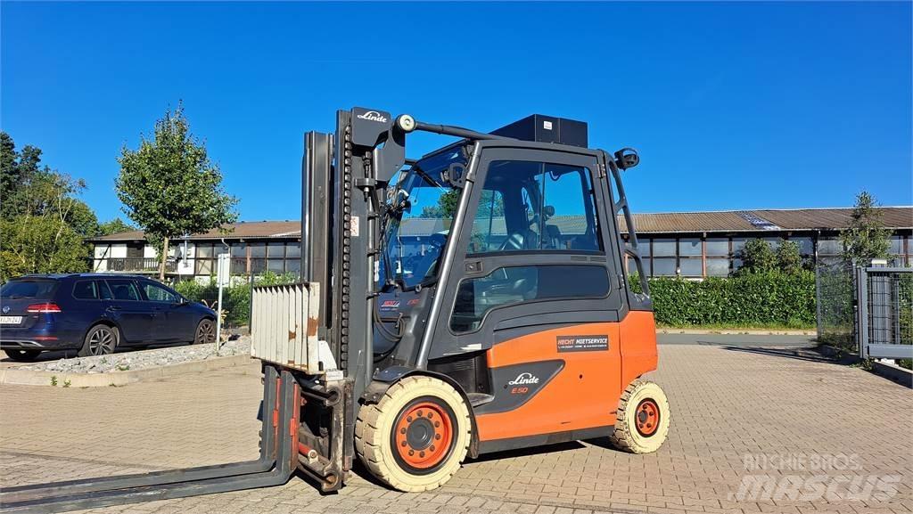 Linde E50HL Електрически вилични кари-повдигачи