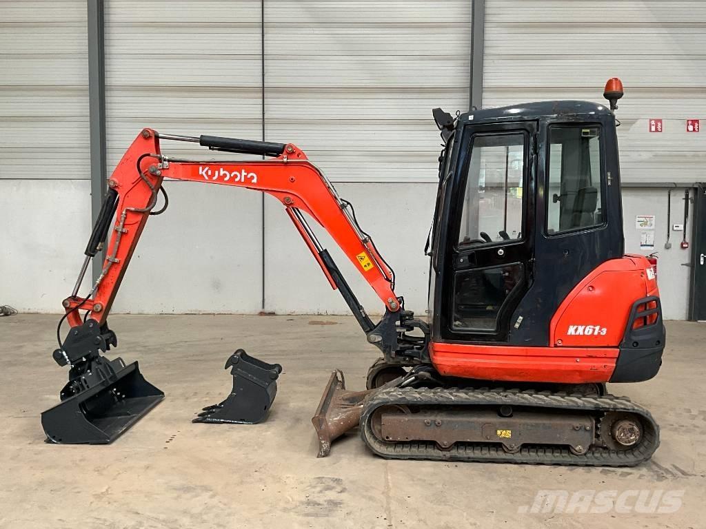 Kubota KX 61-3 Мини екскаватори < 7 т