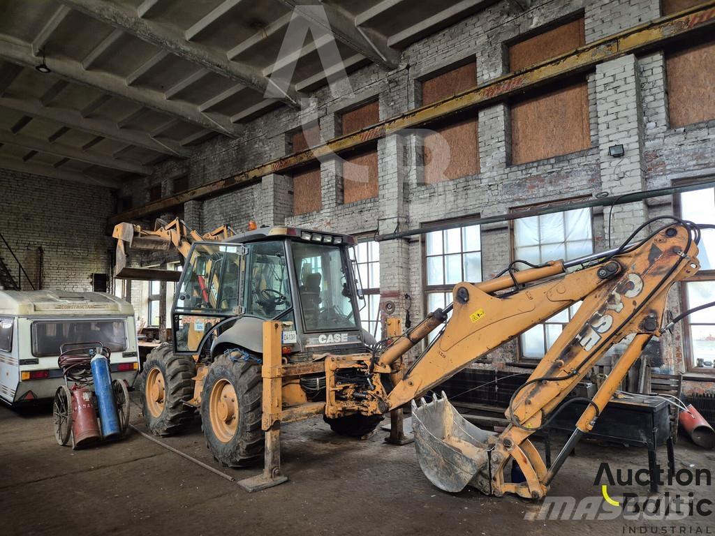 CASE 695 SR-4 PS Товарач със заден ексватор