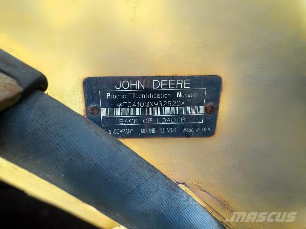John Deere 410 G Товарач със заден ексватор