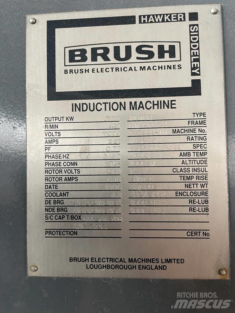  Brush 3100kW Motor Резервни части за отпадъци/рециклиране и кариера
