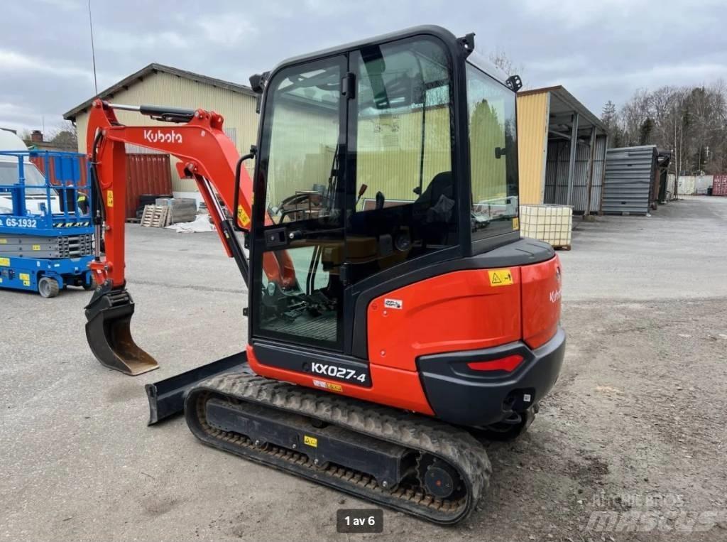Kubota KX 027 Мини екскаватори < 7 т