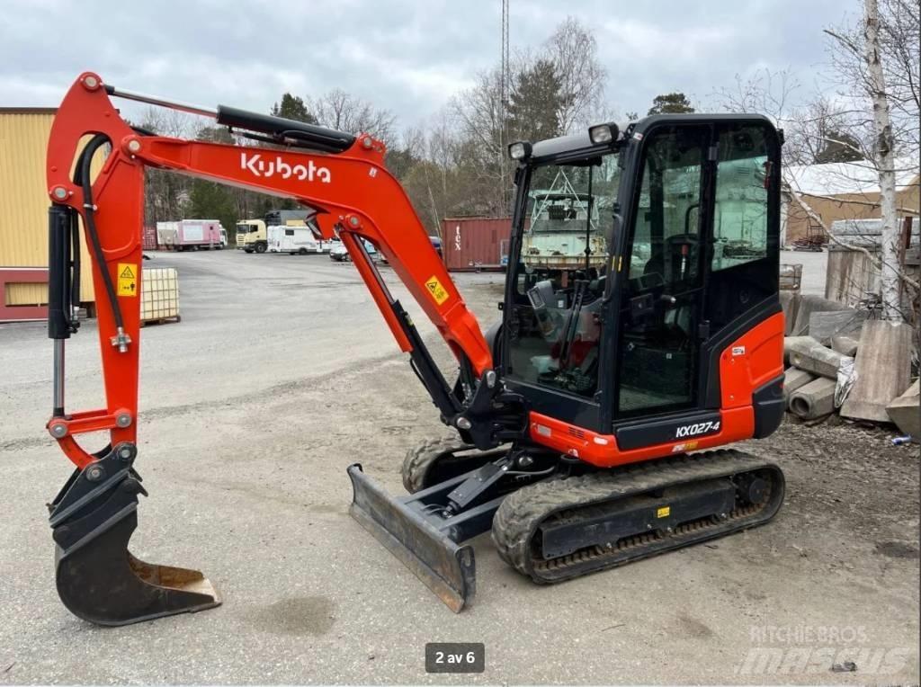 Kubota KX 027 Мини екскаватори < 7 т