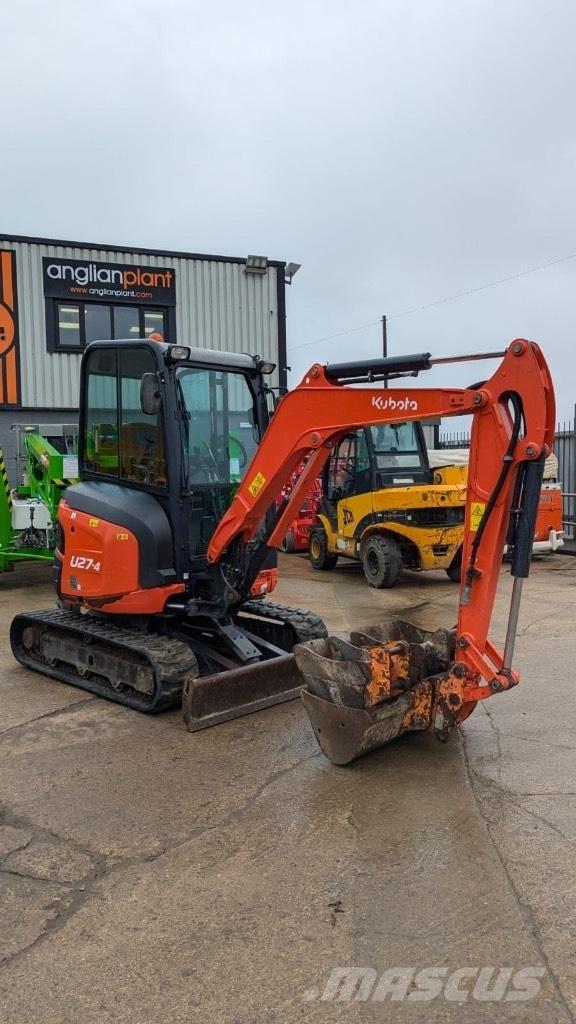Kubota U 27-4 Мини екскаватори < 7 т