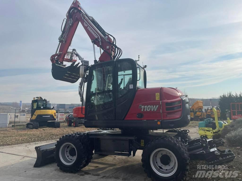 Yanmar B110W Колесни екскаватори