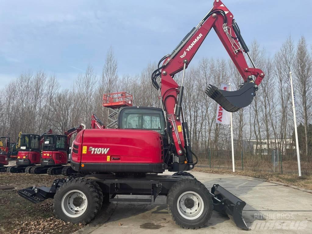 Yanmar B110W Колесни екскаватори