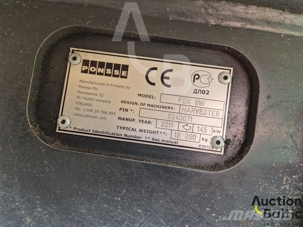 Ponsse Fox 8W Харвестери