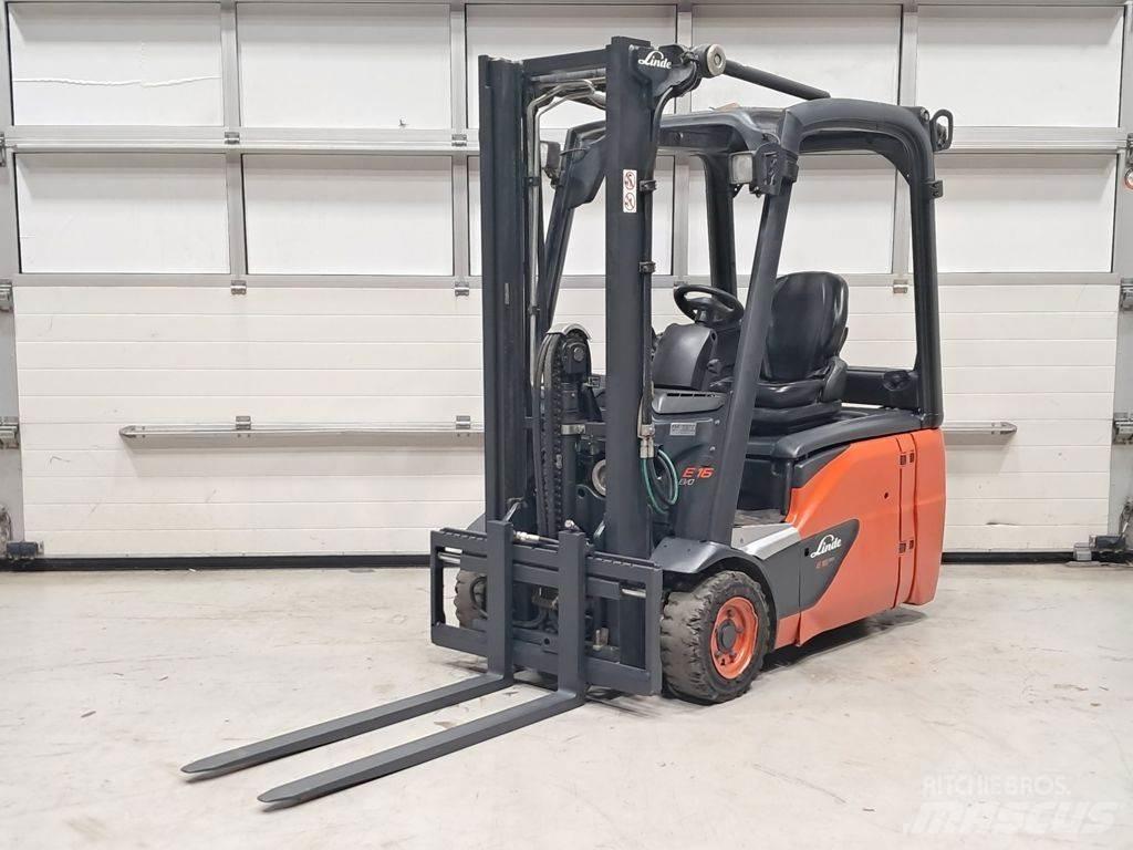 Linde E16-02 Електрически вилични кари-повдигачи