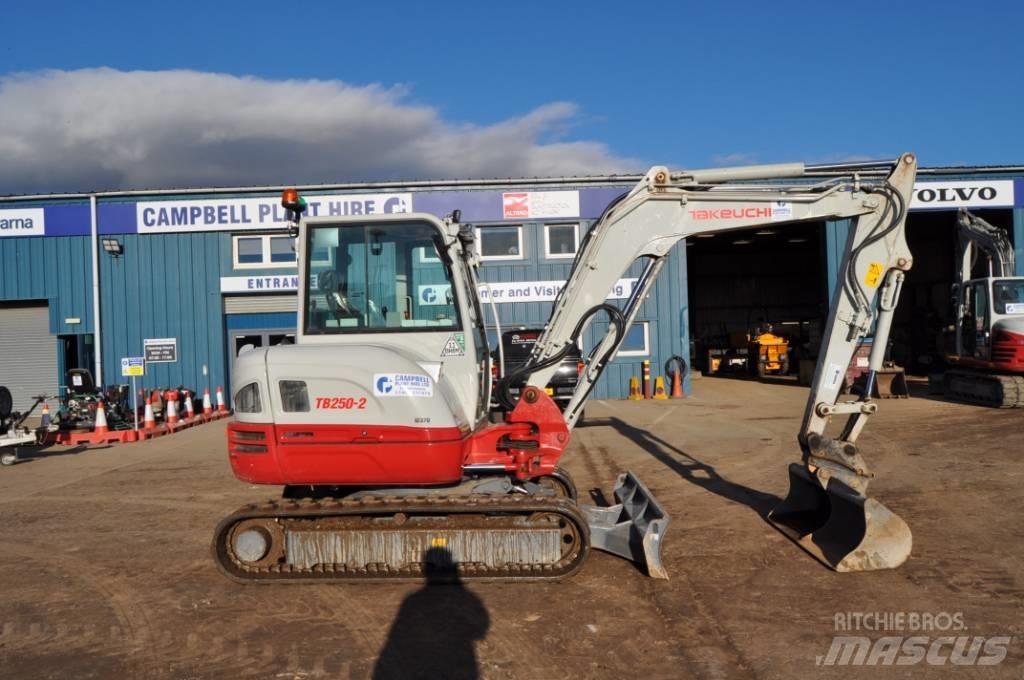Takeuchi TB 250-2 Мини екскаватори < 7 т