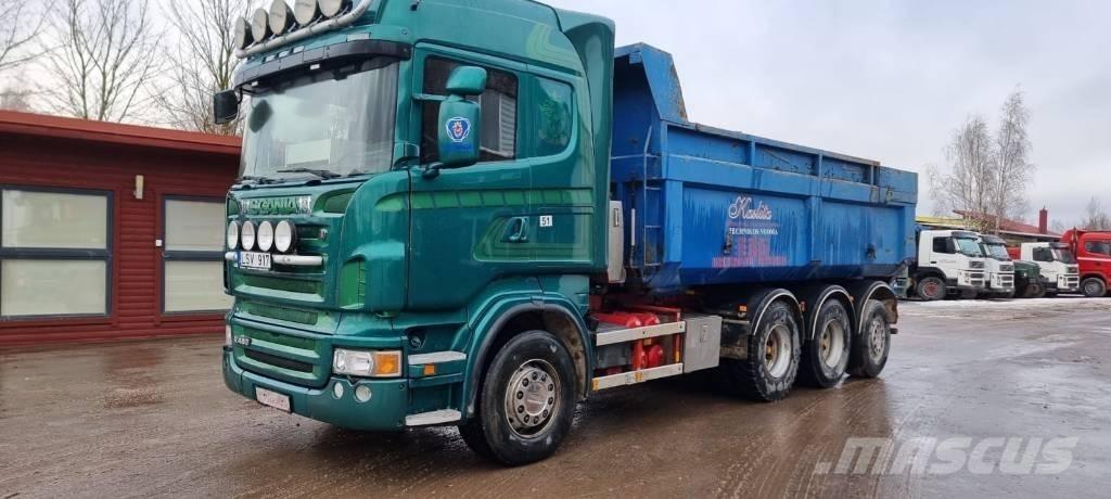 Scania R 480 Камиони със скипов подемник