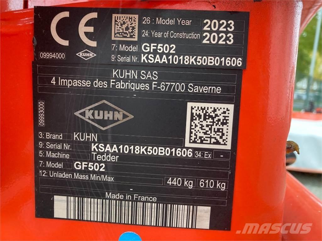 Kuhn GF 502 Гребла и сенообръщачки