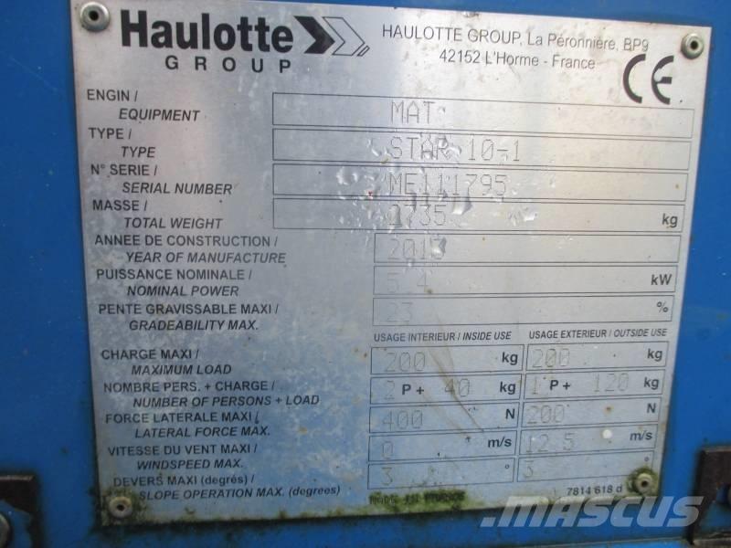 Haulotte Star 10 Вертикални мачтови повдигачи
