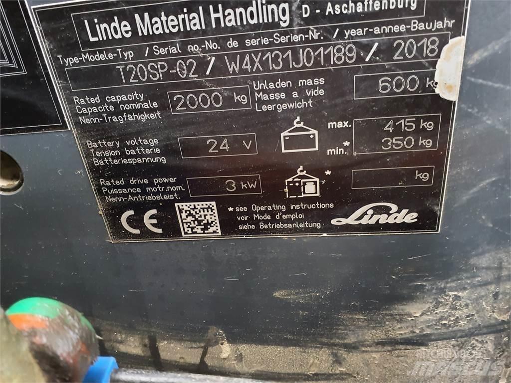 Linde T20SP kurz Нископовдигач