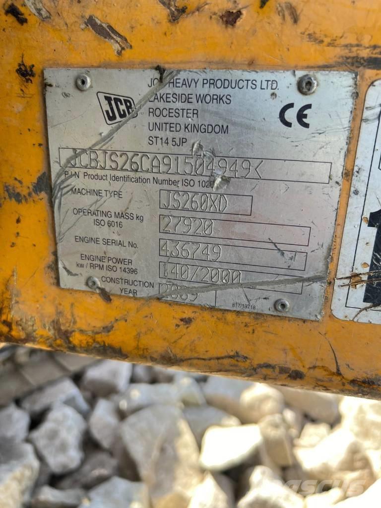 JCB JS 260 XD Хидравлични