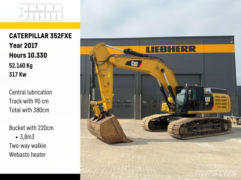 CAT 352 FXE Верижен екскаватор